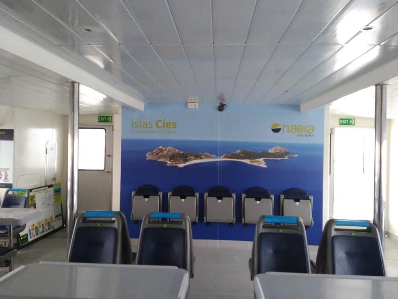 Mural interior — Islas Cíes